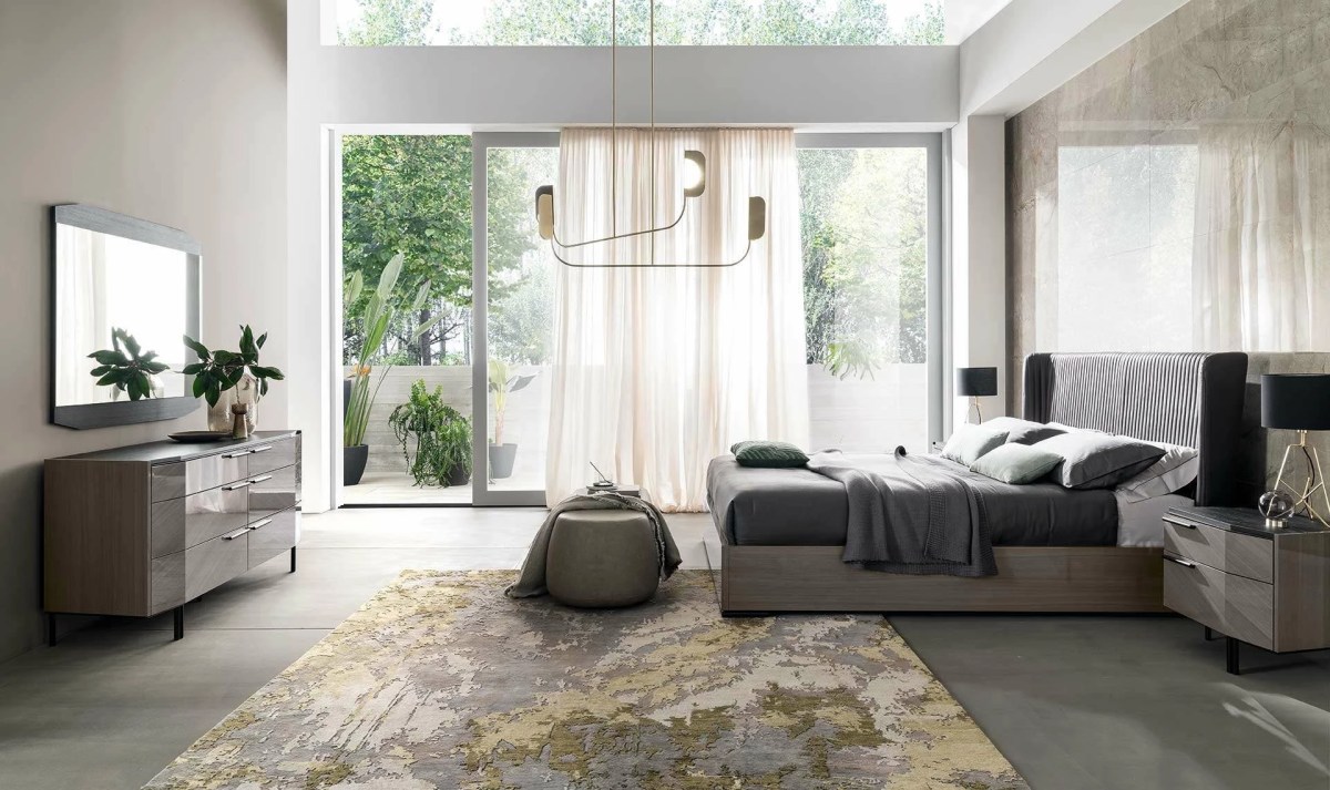 Como o design italiano está influenciando os conjuntos modernos de quarto rei? – Móveis modernos | Móveis contemporâneos | Quarto moderno
