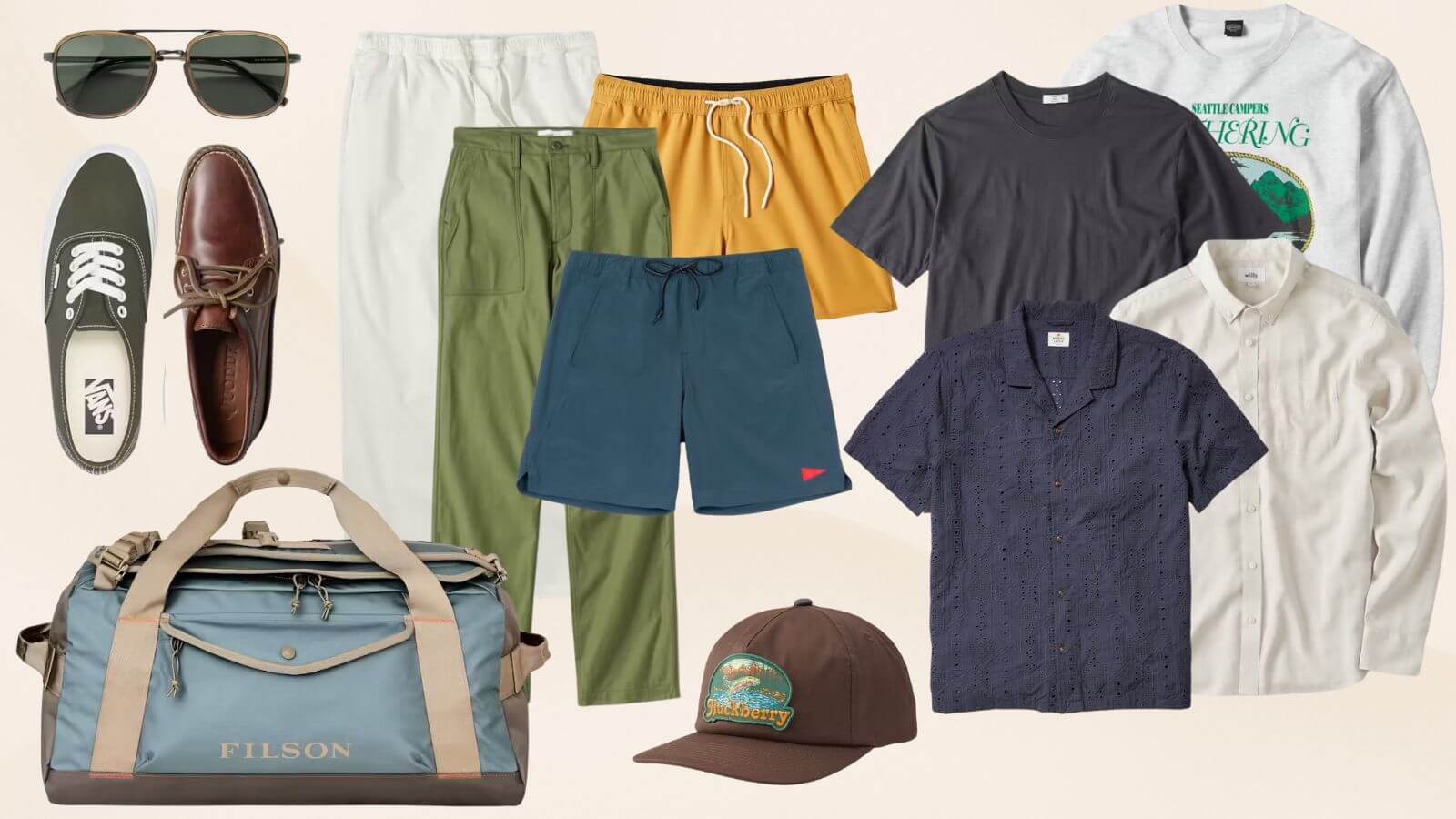 Roupas de férias de verão masculinas: a lista de embalagem definitiva