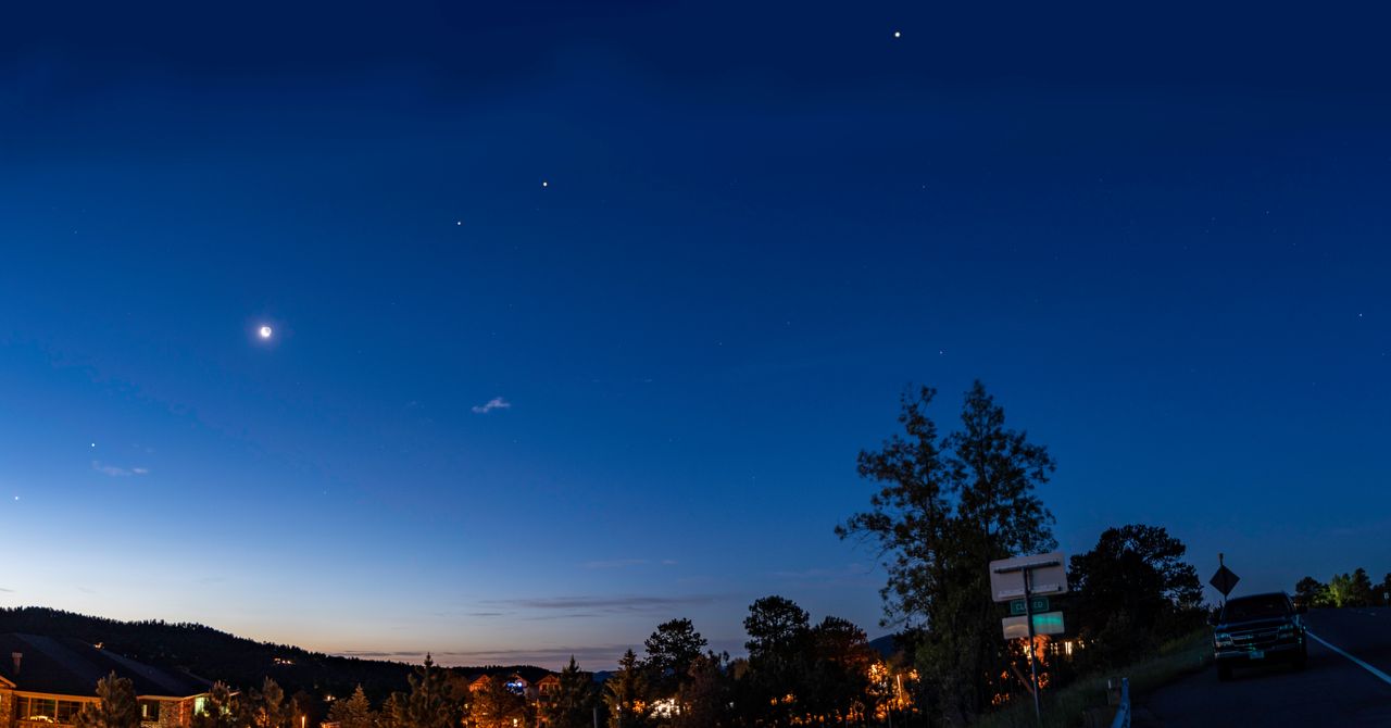 Veja 6 planetas alinhados no céu noturno neste agosto