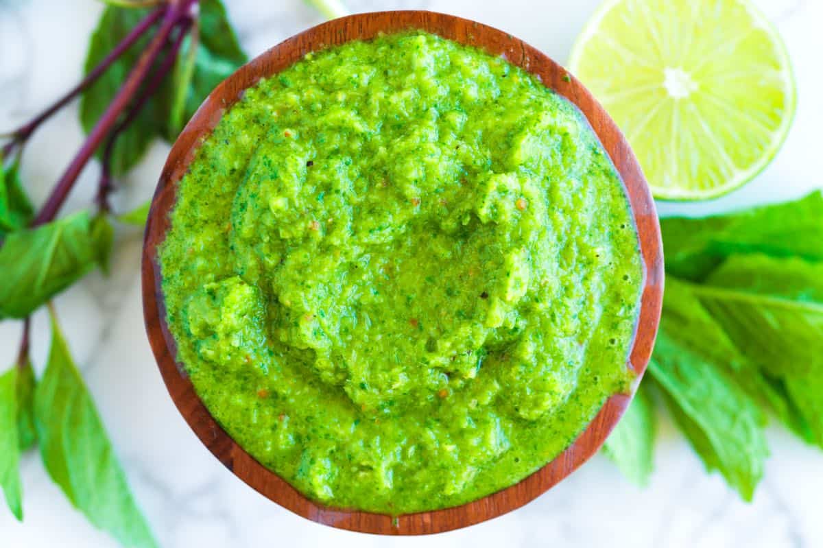 Receita de pasta de curry verde caseiro