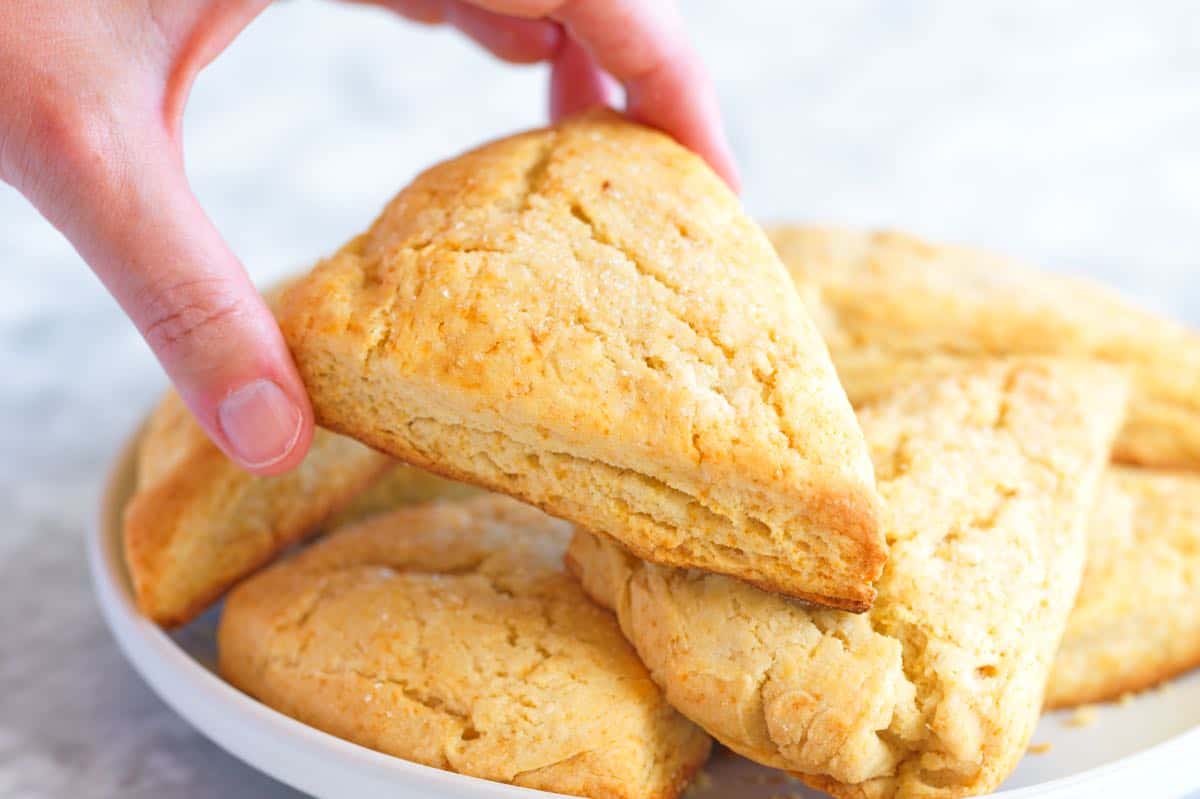 Receita de scones fáceis