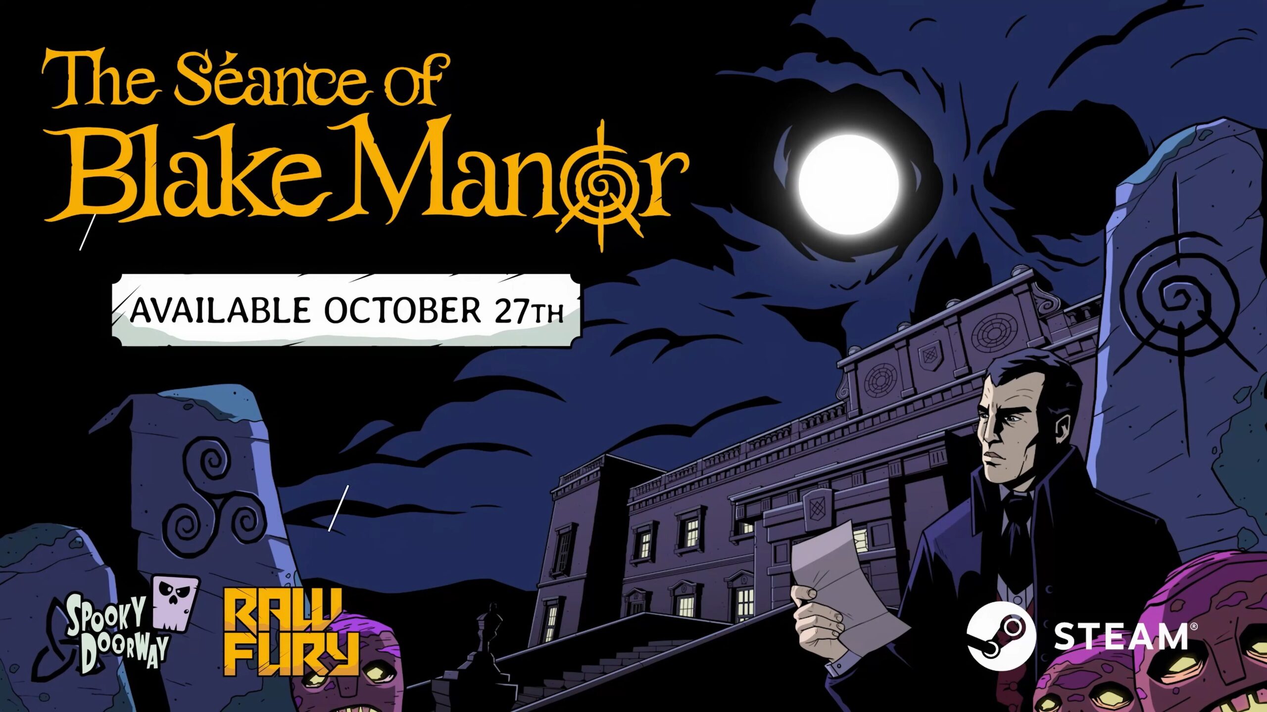 A seance de Blake Manor lança 27 de outubro