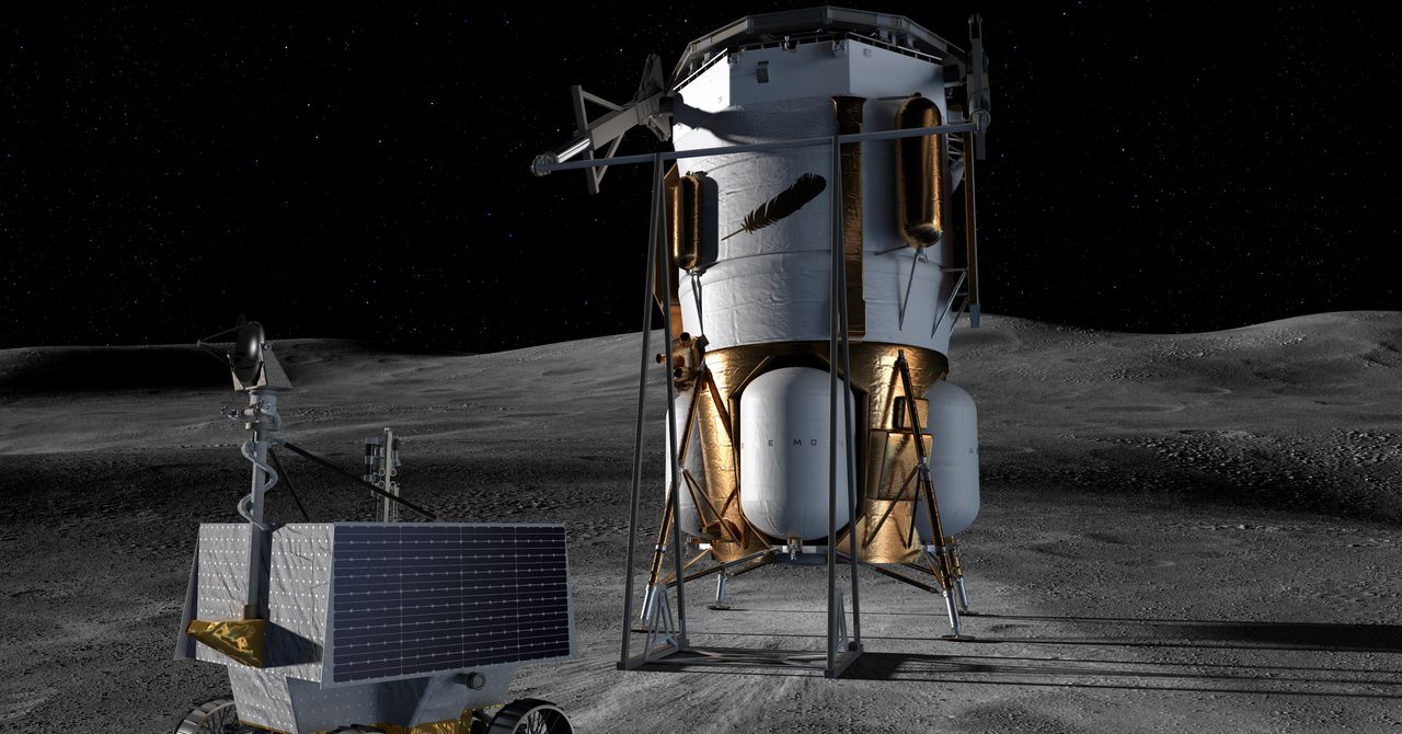 A origem azul de Jeff Bezos ganha contrato para levar a NASA Rover para a lua