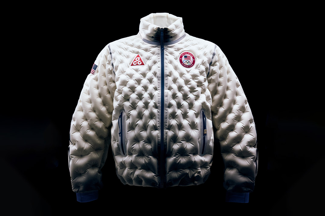 O Air Legacy da Nike fecha o círculo com o soprador inflável Therma-FIT Air Milano feito para as Olimpíadas de 2026