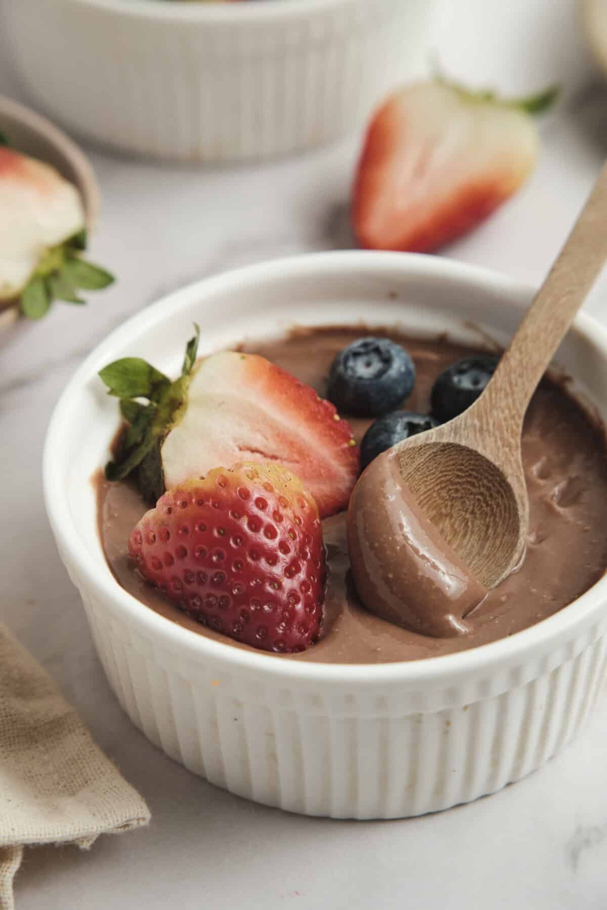 Creme de chocolate – fé de fé de alimentos