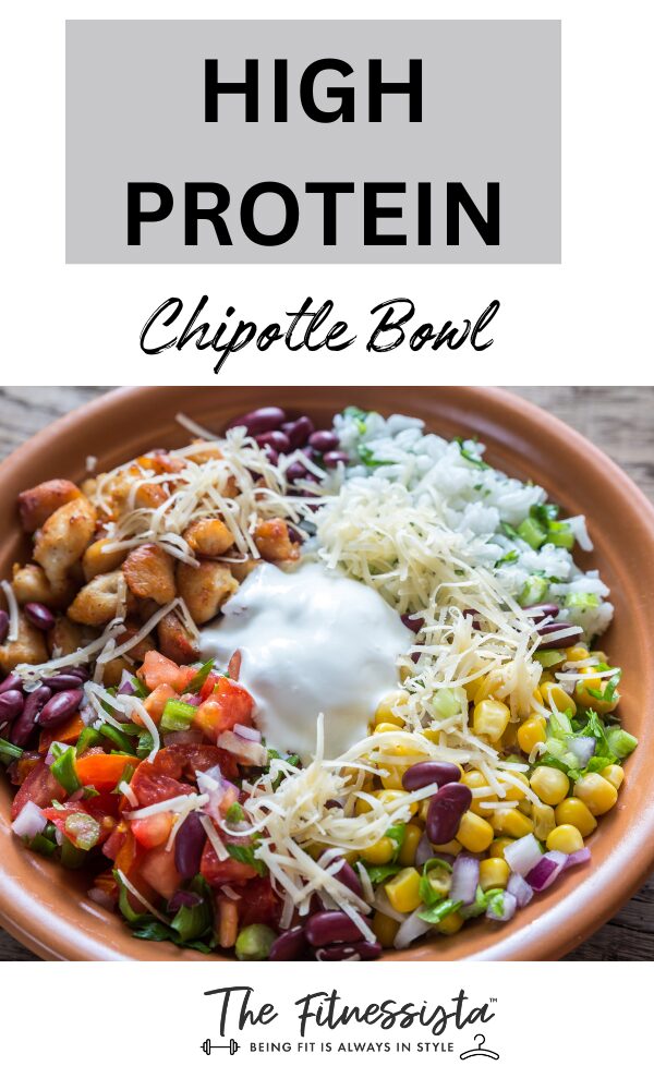Receita de tigela de chipotle com alto teor de proteína