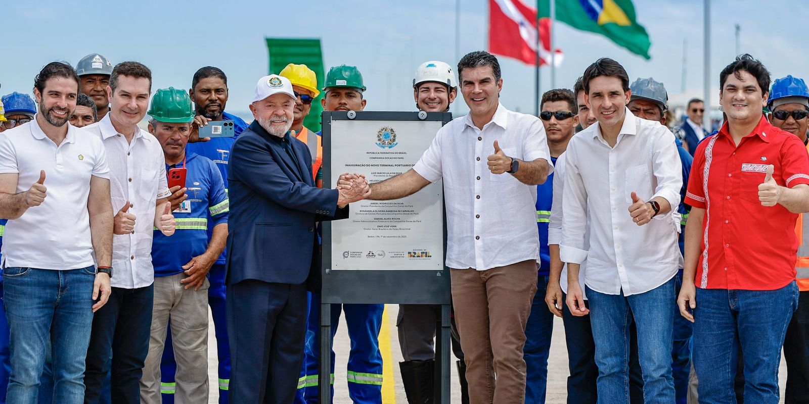 Lula inaugura ampliação do Aeroporto Internacional de Belém