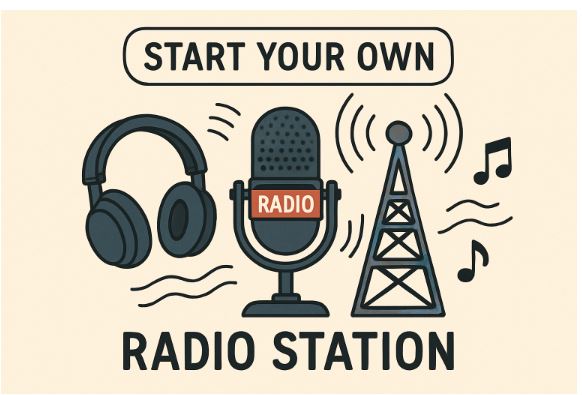 Iniciando sua própria estação de rádio: um guia completo