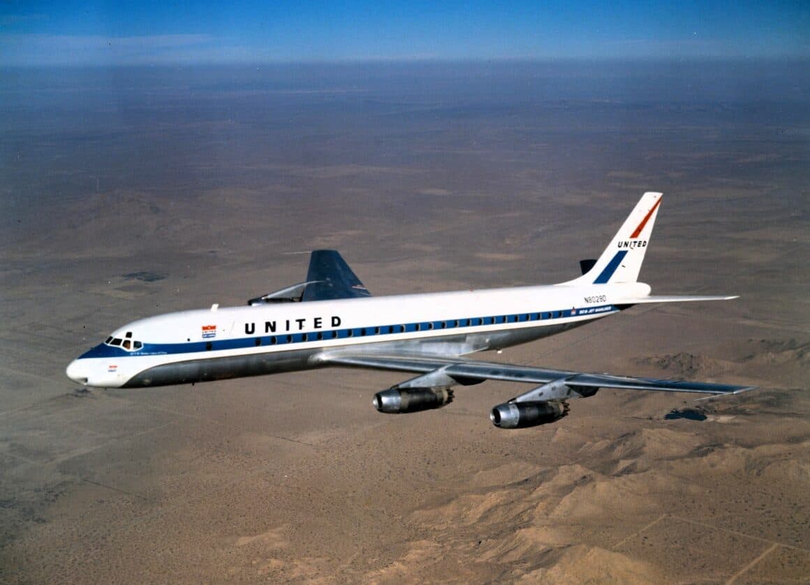 Quando a United Air Lines entrou na era do jato