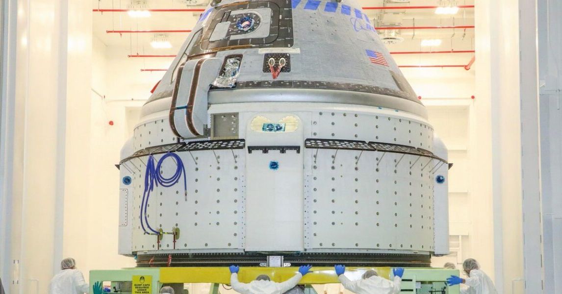 O próximo voo Starliner da Boeing só poderá transportar carga