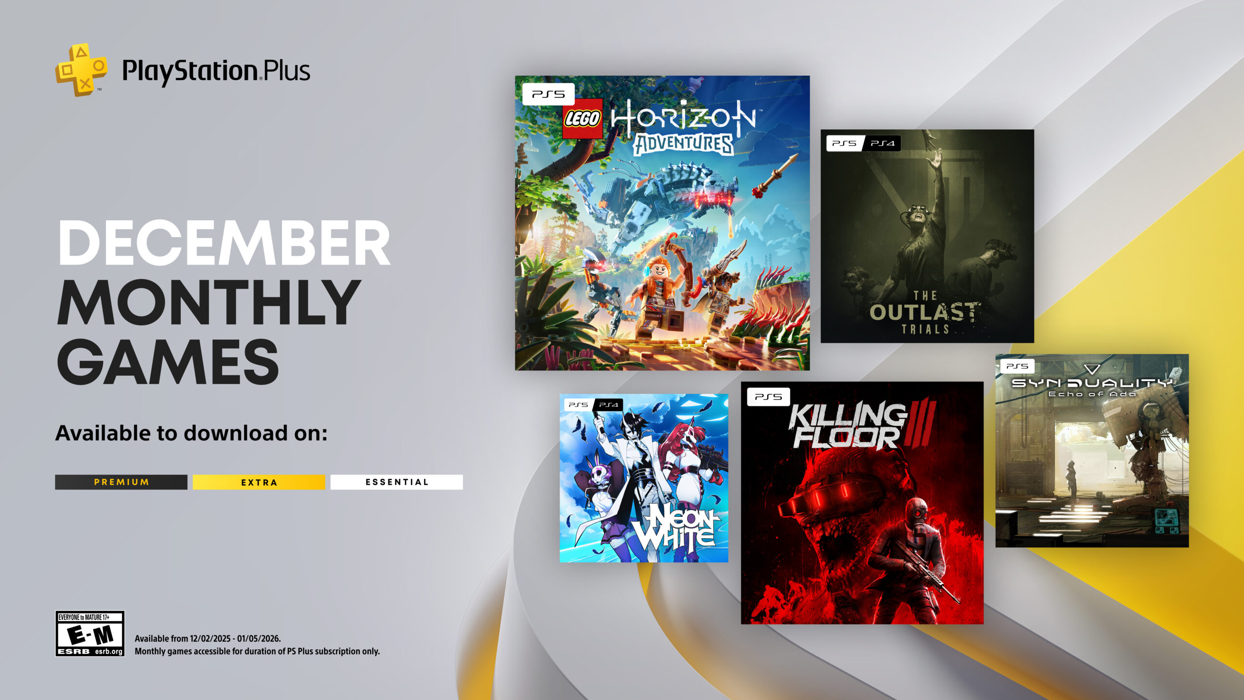 Anunciada a programação de jogos mensais do PlayStation Plus para dezembro de 2025