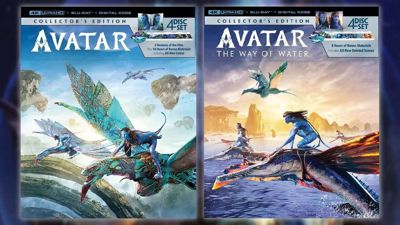 Retorne a Pandora com essas edições de colecionador de avatar em Blu-Rays 4K
