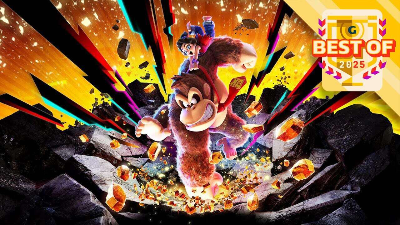 O design caótico de DK Bananza o diferencia de Mario
