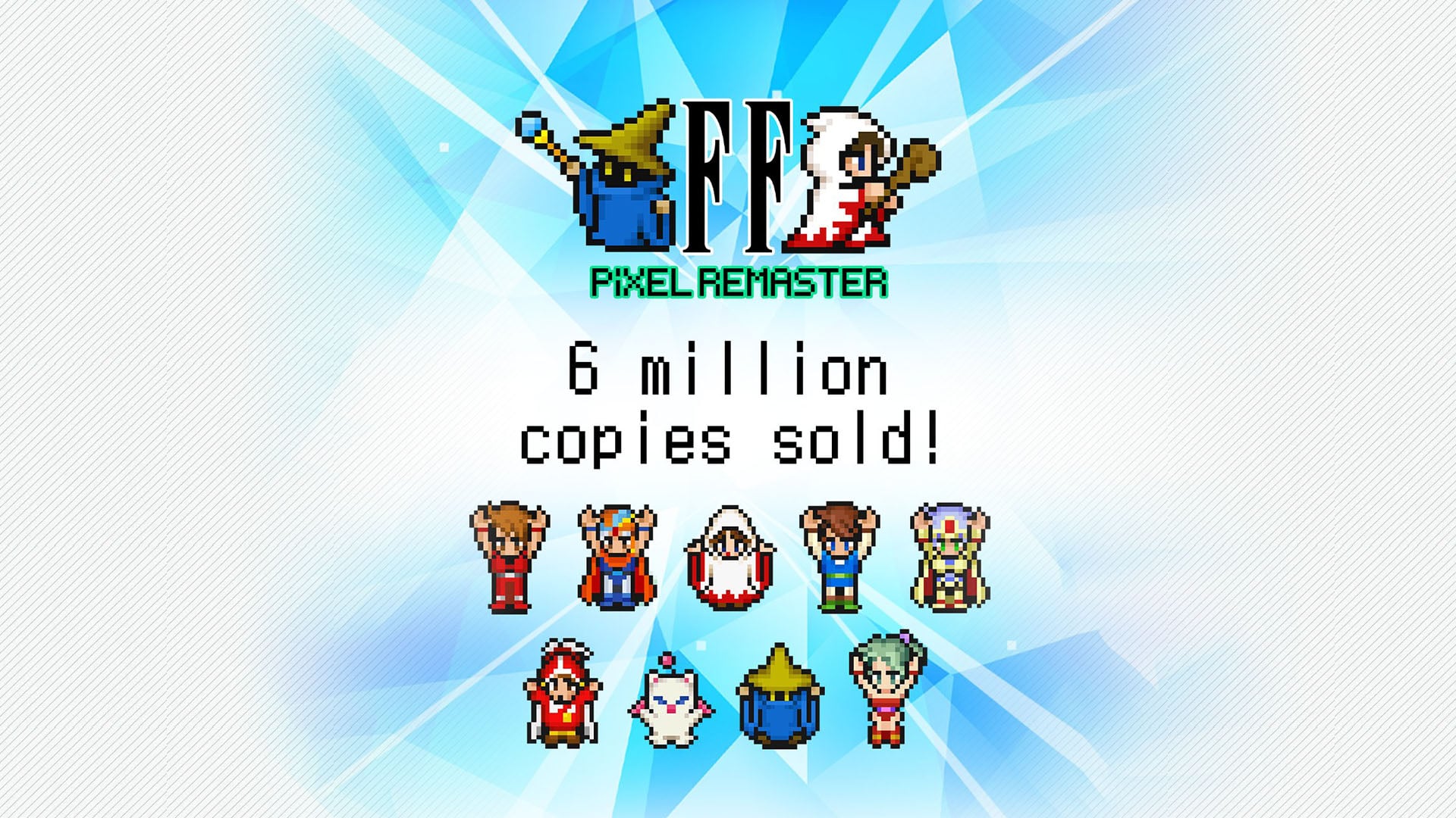 Vendas da série Final Fantasy Pixel Remaster chegam a seis milhões