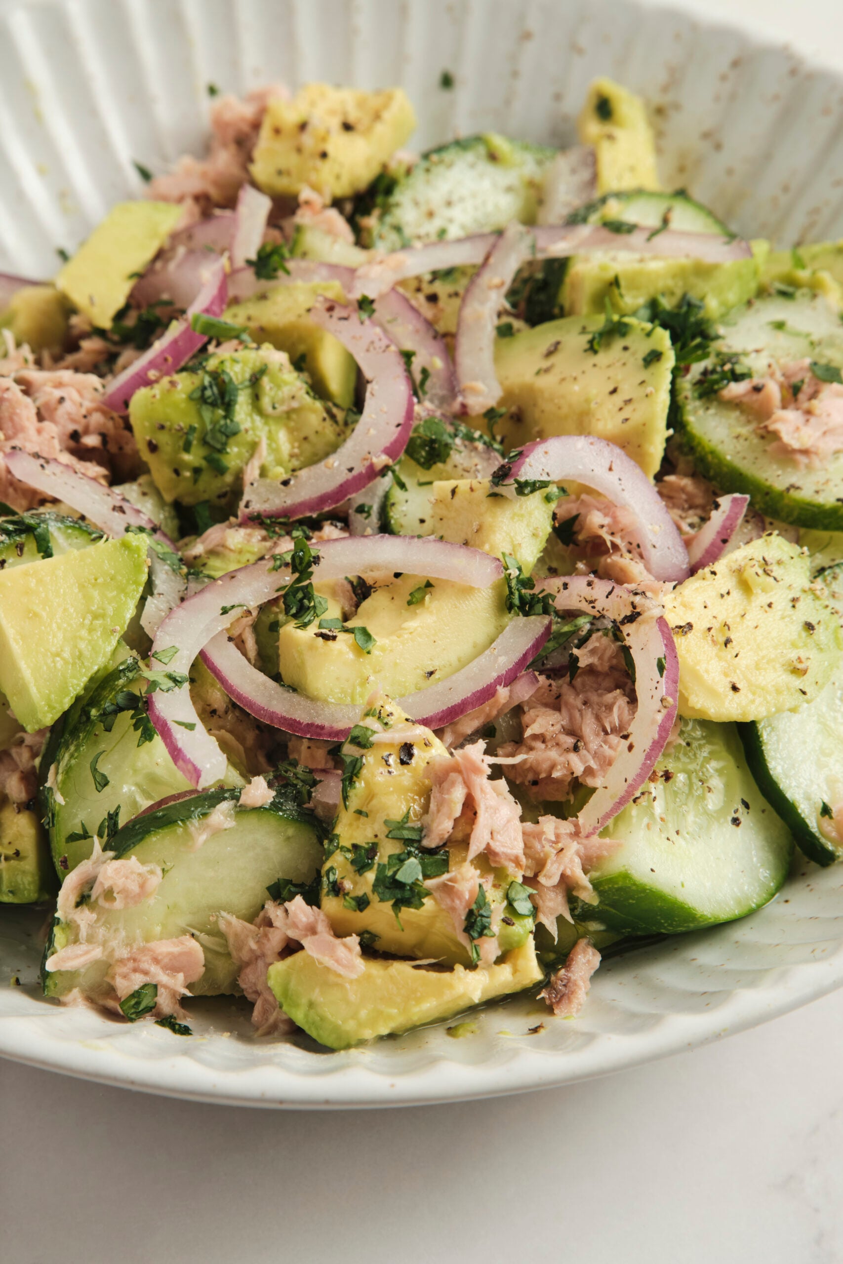 Salada de Abacate e Atum – Food Faith Fitness