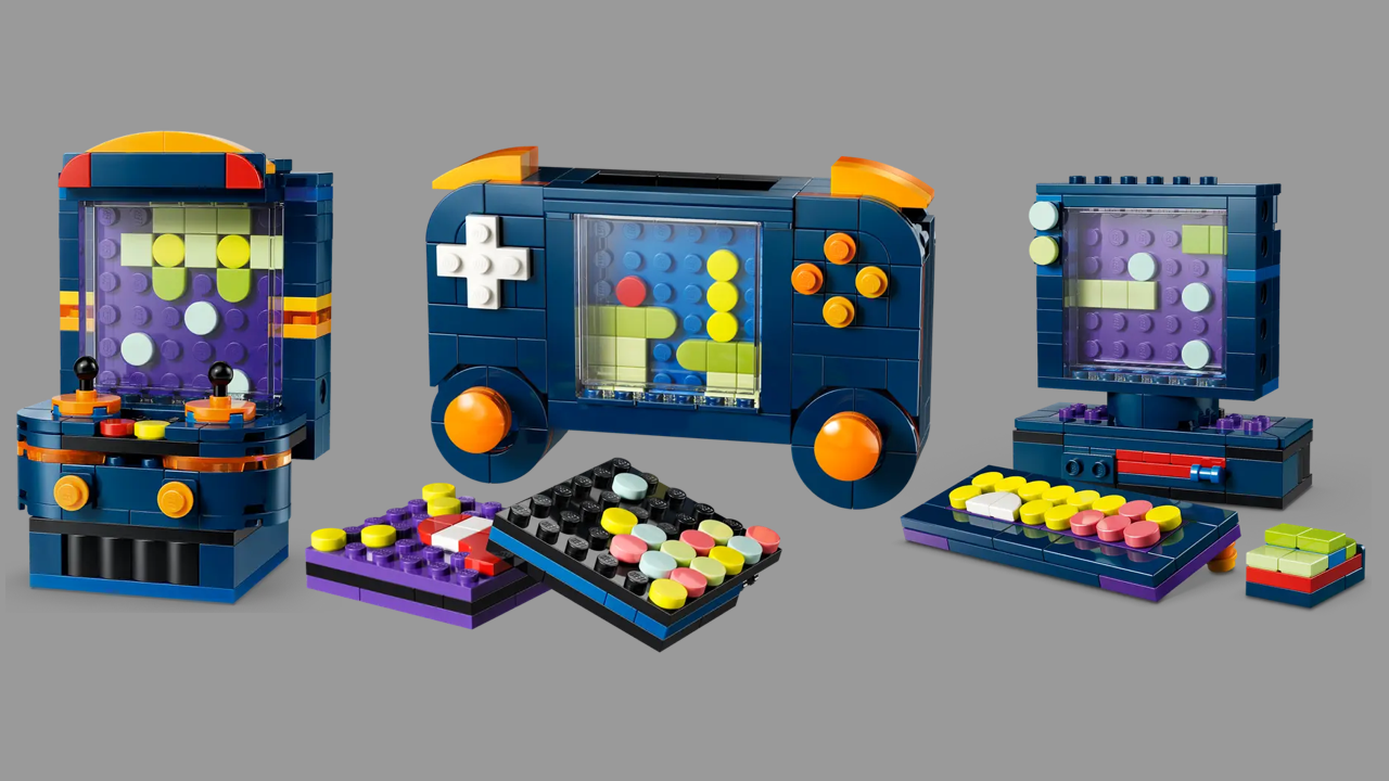 O novo console de jogos retrô 3 em 1 da Lego parece legal e custa apenas US $ 20