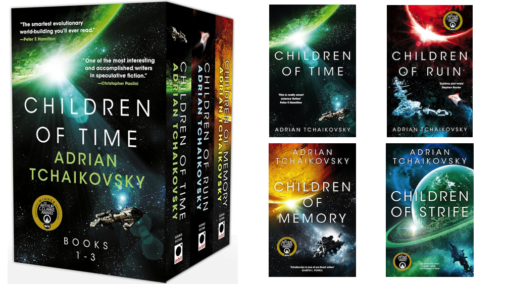 A premiada série de ficção científica Children Of Time ganha novo box, e o desconto de lançamento da Amazon é incrível