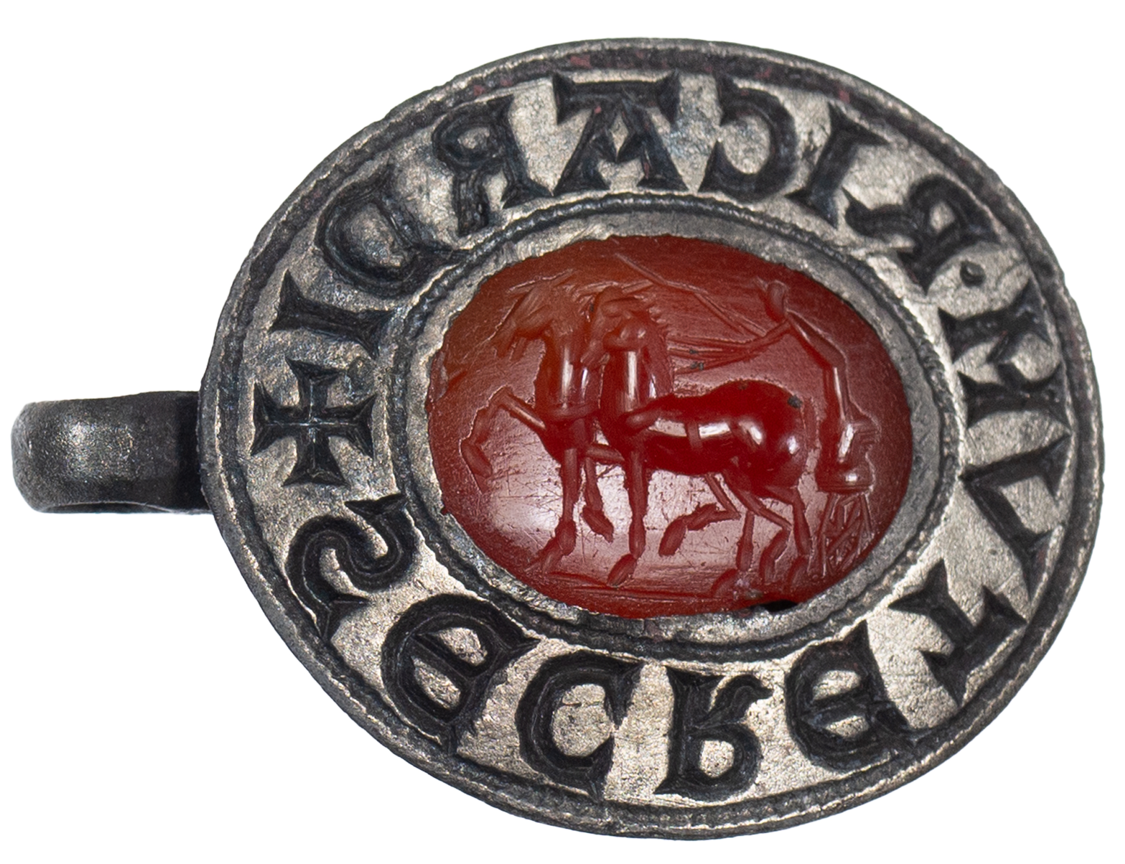 Selo medieval com entalhe de carruagem romana encontrado em Essex – The History Blog