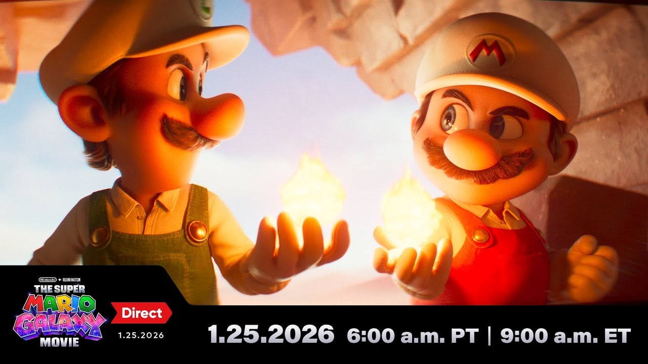 O Super Mario Galaxy Movie Direct marcado para 25 de janeiro