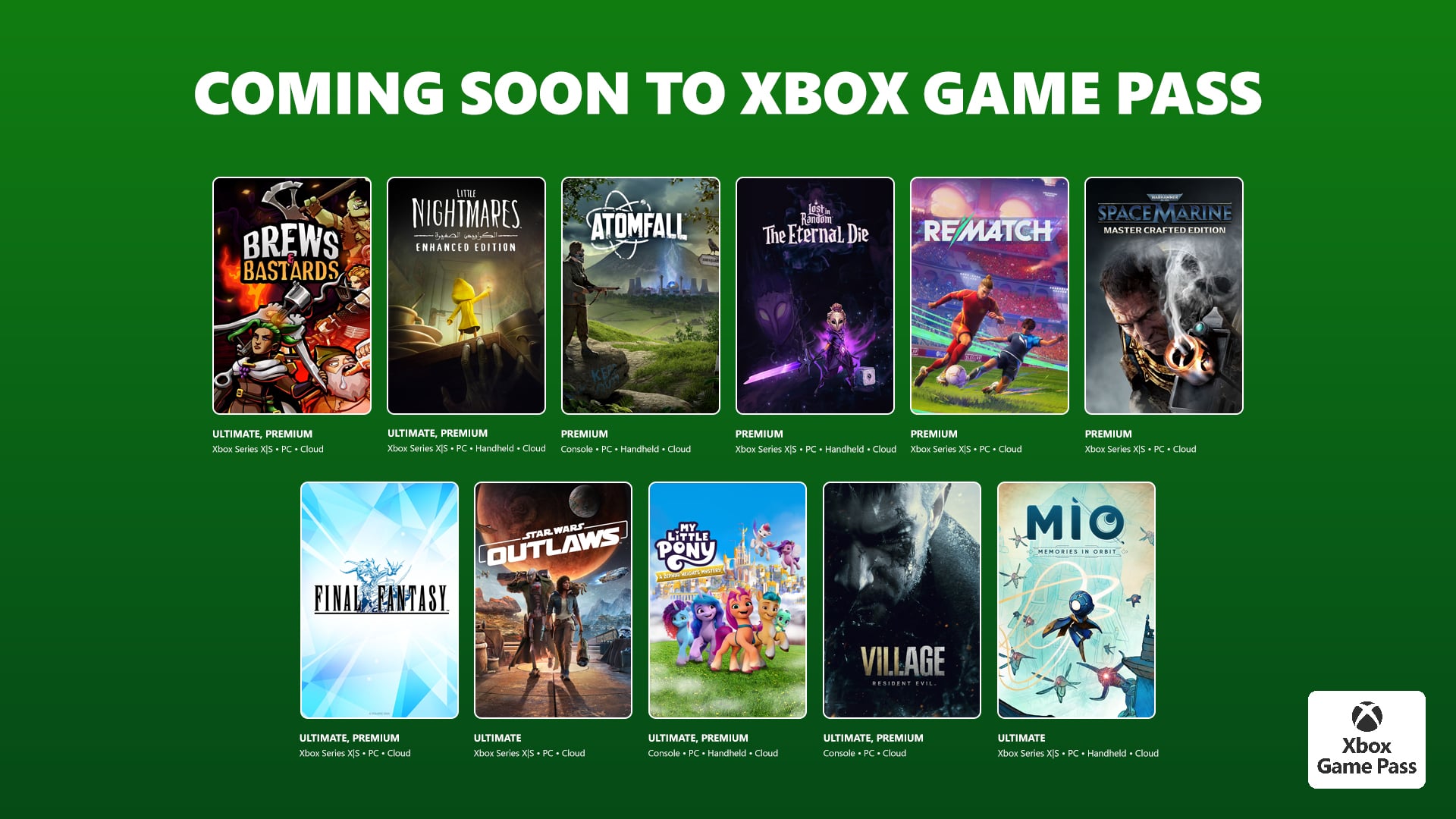 Game Pass adiciona Star Wars Outlaws, Resident Evil Village e muito mais em janeiro