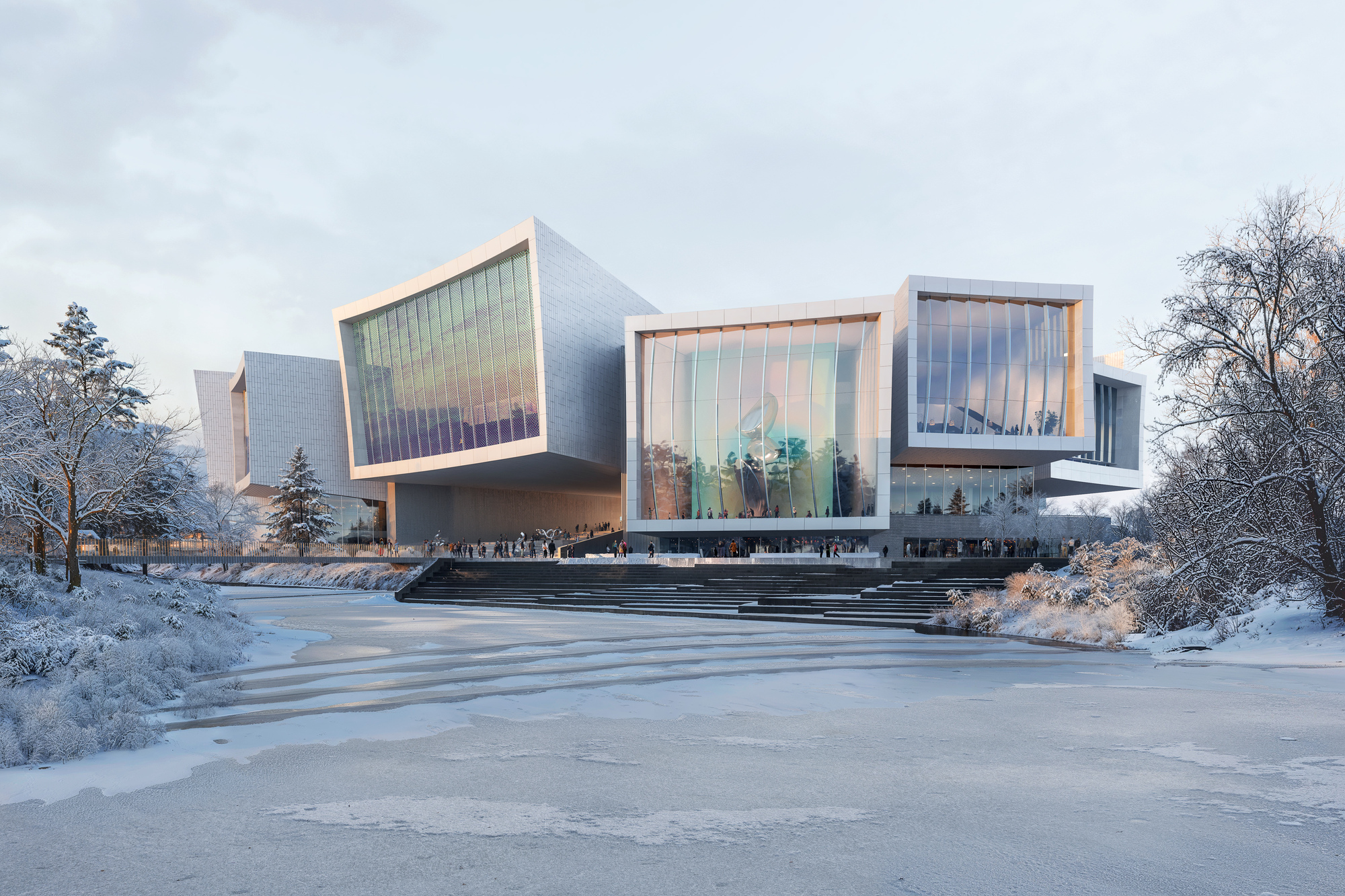 Snøhetta e BIAD iniciam obras para o Novo Museu de Arte de Pequim em Tongzhou