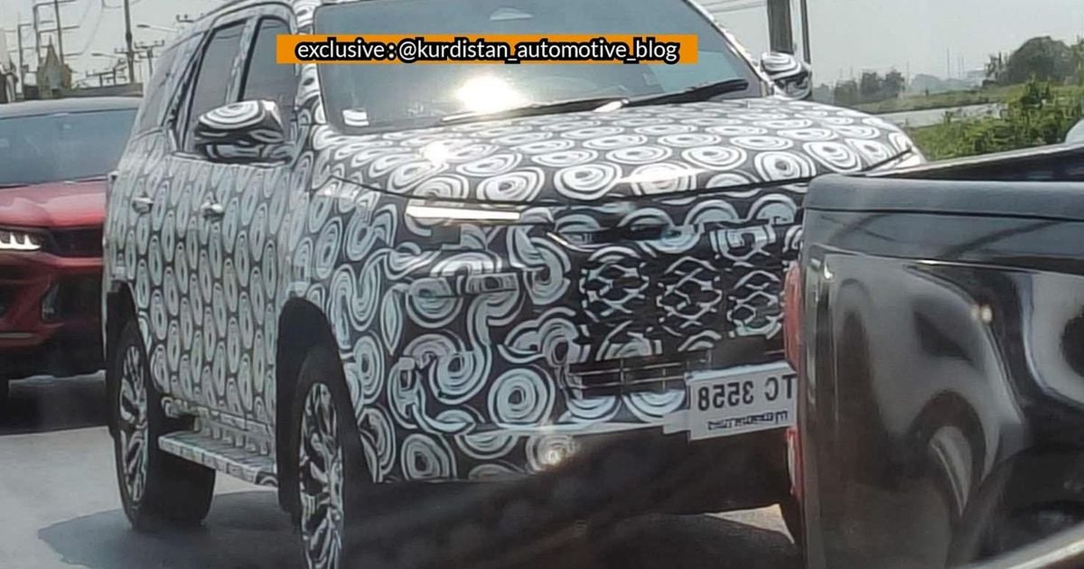 Fortuner 2026 baseado na Toyota HiLux espionado, ainda proibido para a Austrália