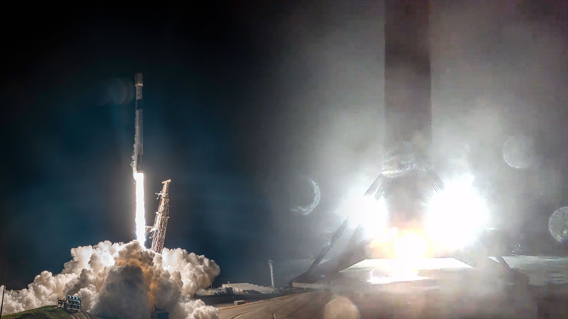 Foguete Falcon 9 estabelece novo recorde de reutilização no segundo lançamento Starlink do dia da SpaceX