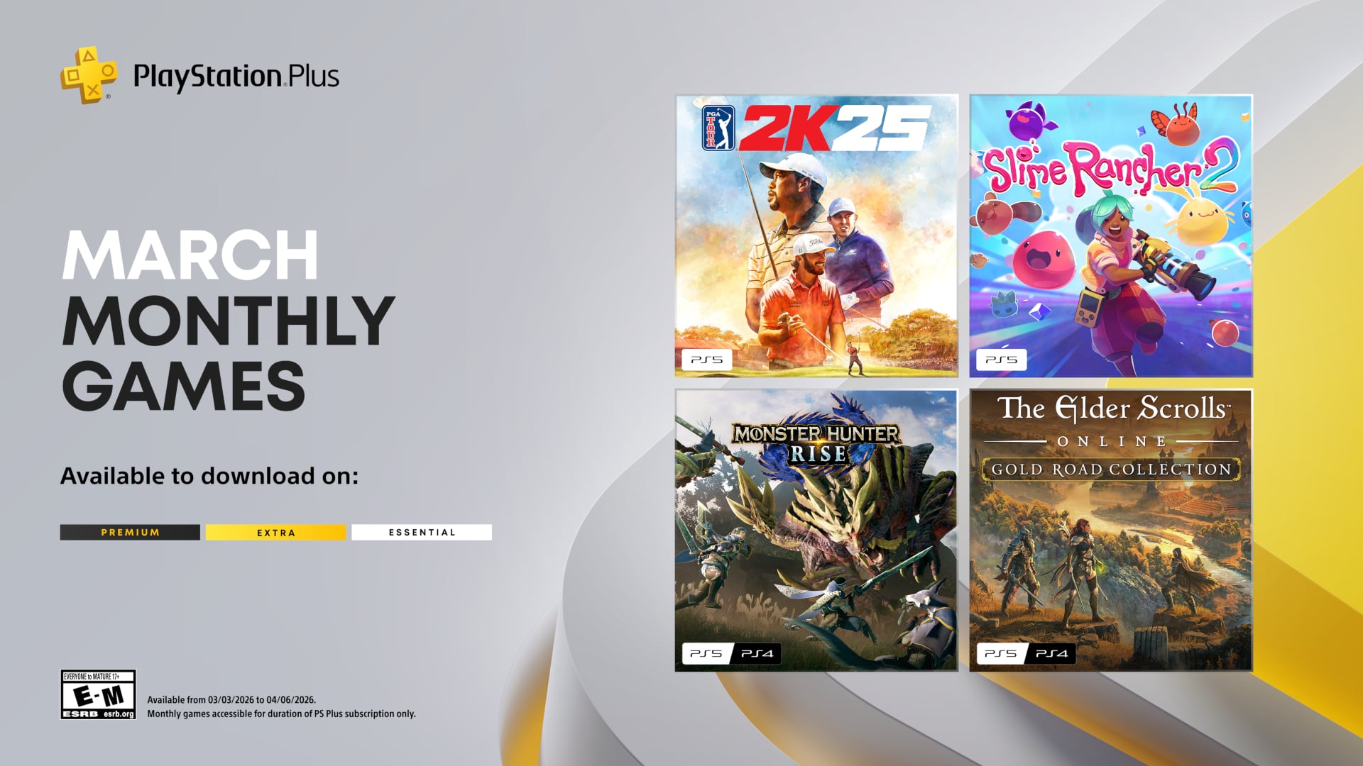 Anunciada a programação de jogos mensais do PlayStation Plus para março de 2026