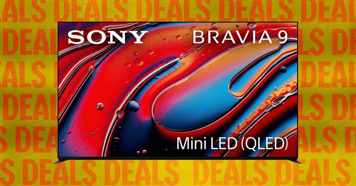 As maiores telas QLED da Sony têm grandes descontos neste fim de semana