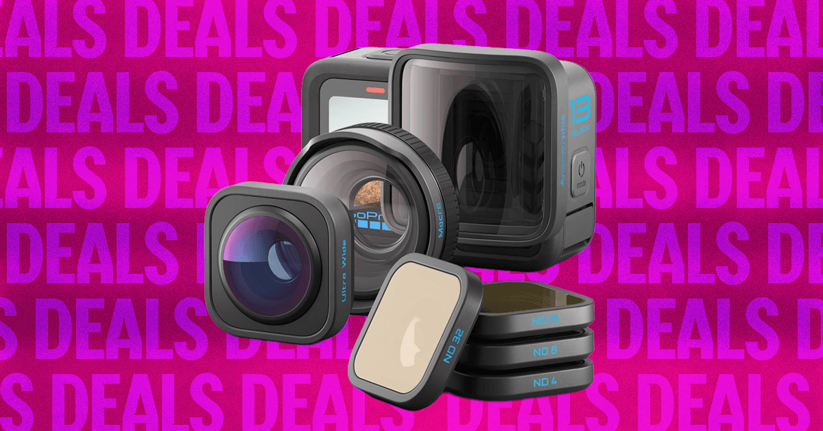 Este pacote GoPro e lentes tem desconto de US $ 200