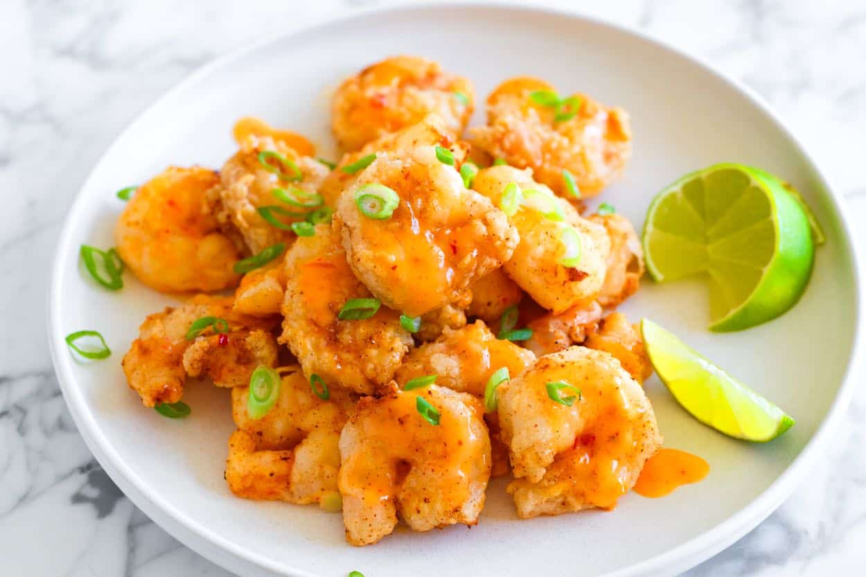 Receita perfeita de camarão Bang Bang