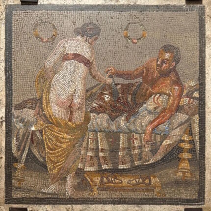 Origem do mosaico erótico repatriado descoberta – The History Blog