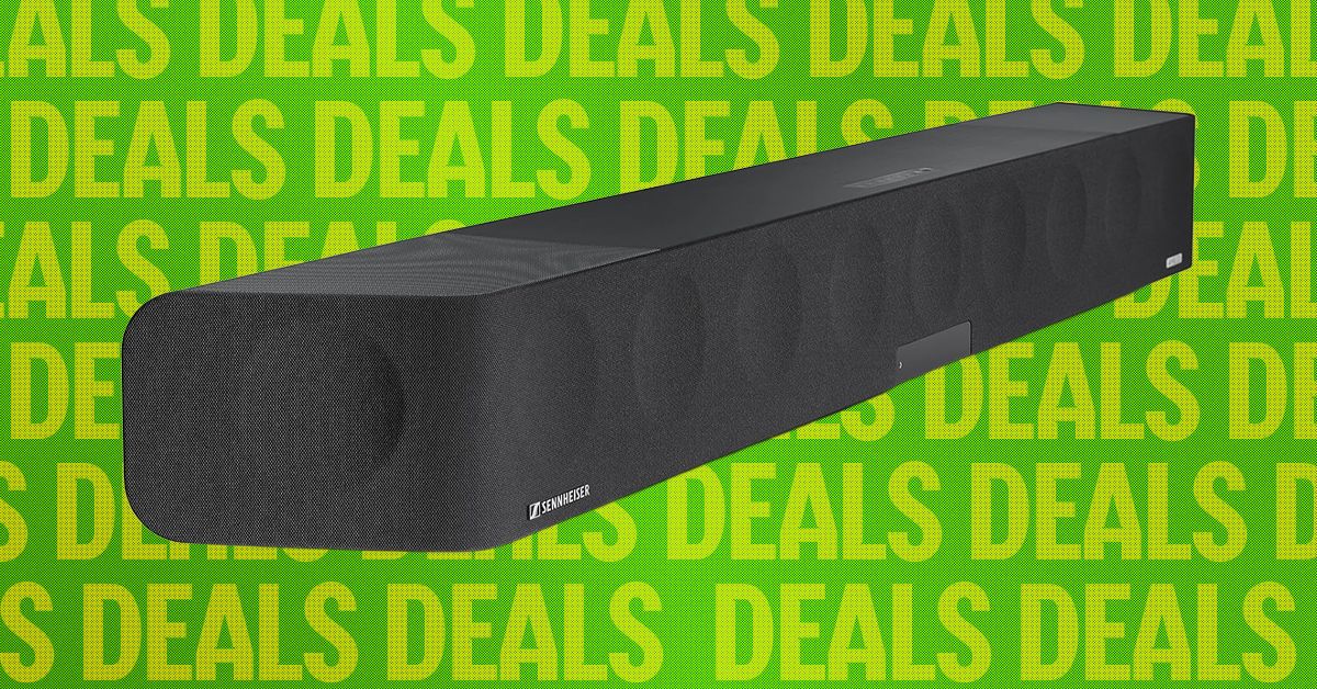 Esta barra de som Premium Sennheiser tem um desconto de US $ 1.000