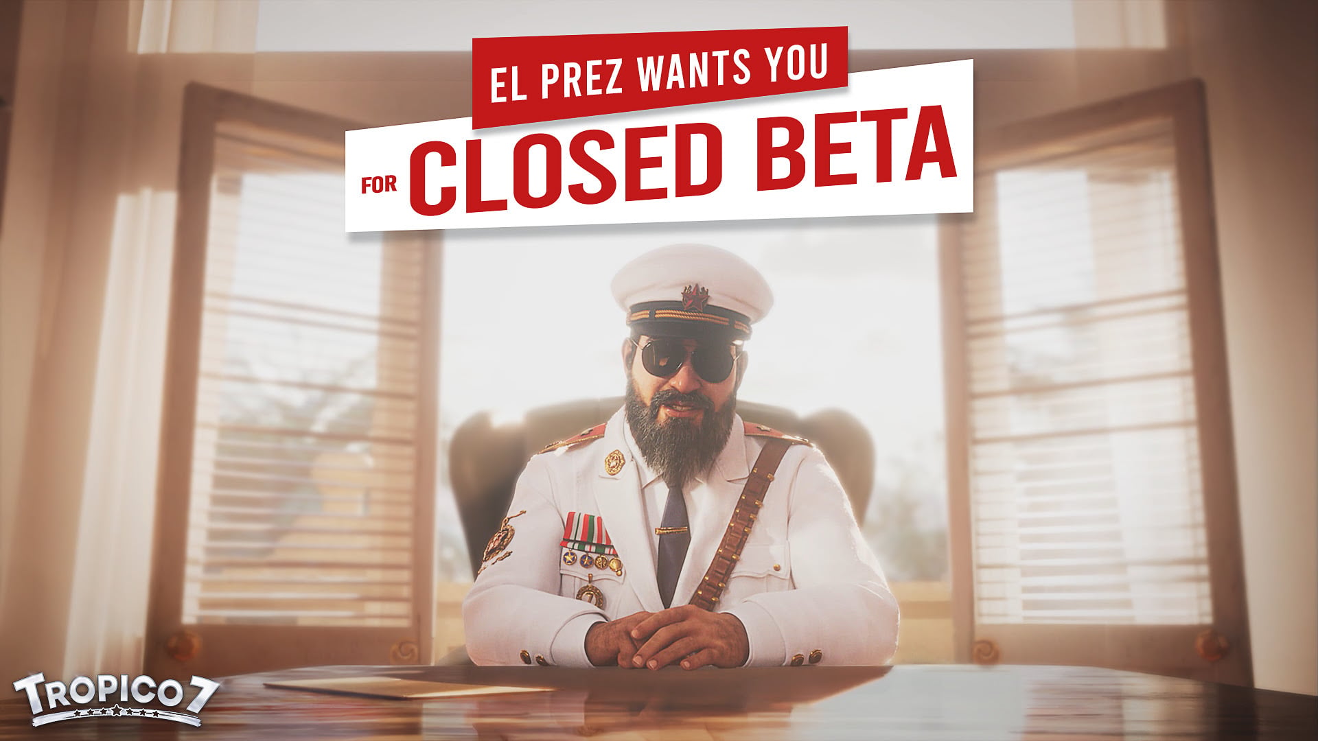 O teste beta fechado do Tropico 7 PC começa em 31 de março