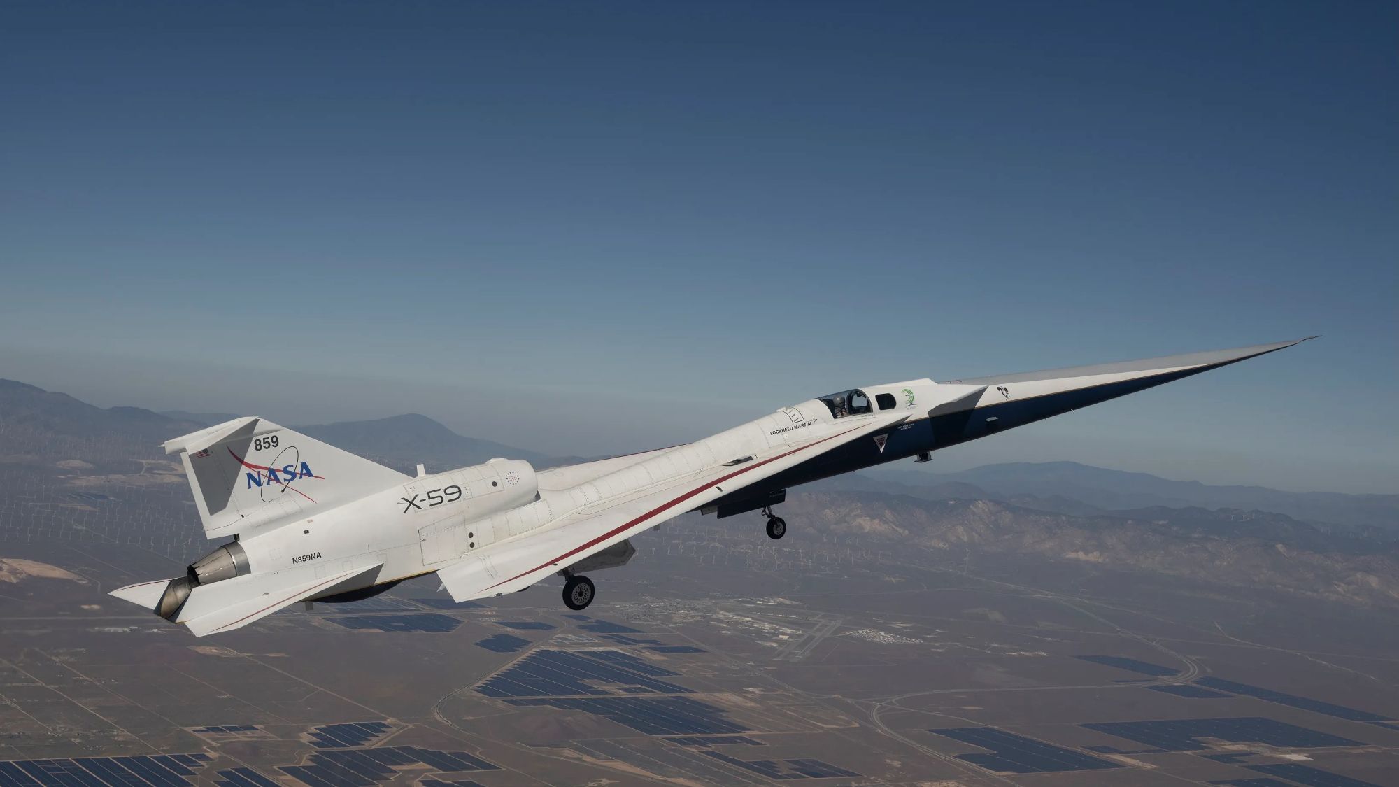 O segundo voo de teste do jato supersônico ‘silencioso’ X-59 da NASA foi interrompido por uma falha