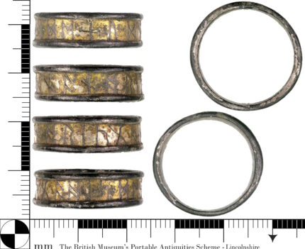 Anel raro com inscrição rúnica encontrado em Lincolnshire – The History Blog