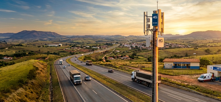 ANTT incorpora conectividade 4G ao contrato da BR-050 e amplia cobertura entre Goiás e Minas Gerais — Agência Nacional de Transportes Terrestres