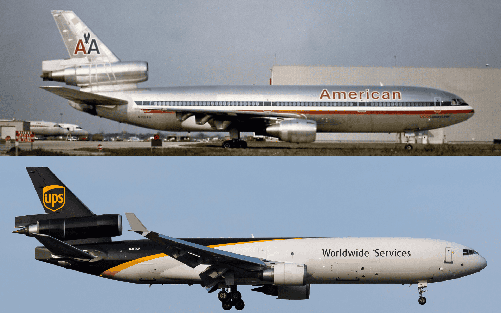 Quão semelhantes foram os desastres do voo 191 da American Airlines e do voo 2976 da UPS?
