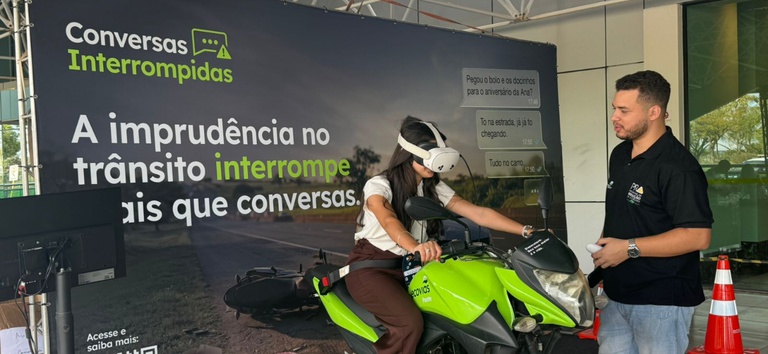Primeiro simulador de acidentes com motociclistas em realidade virtual é destaque no 4º Workshop Vias Seguras — Agência Nacional de Transportes Terrestres