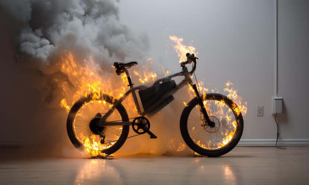 Seguradora persegue Amazon por US$ 596 mil após suposto incêndio em bicicleta elétrica na Domino’s
