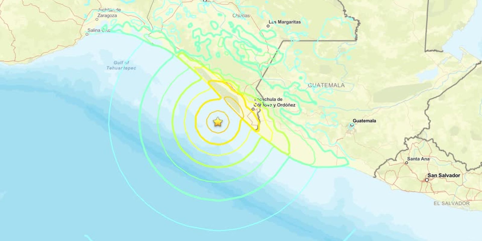 Terremoto de magnitude 7,4 atinge Puerto Madero, no México