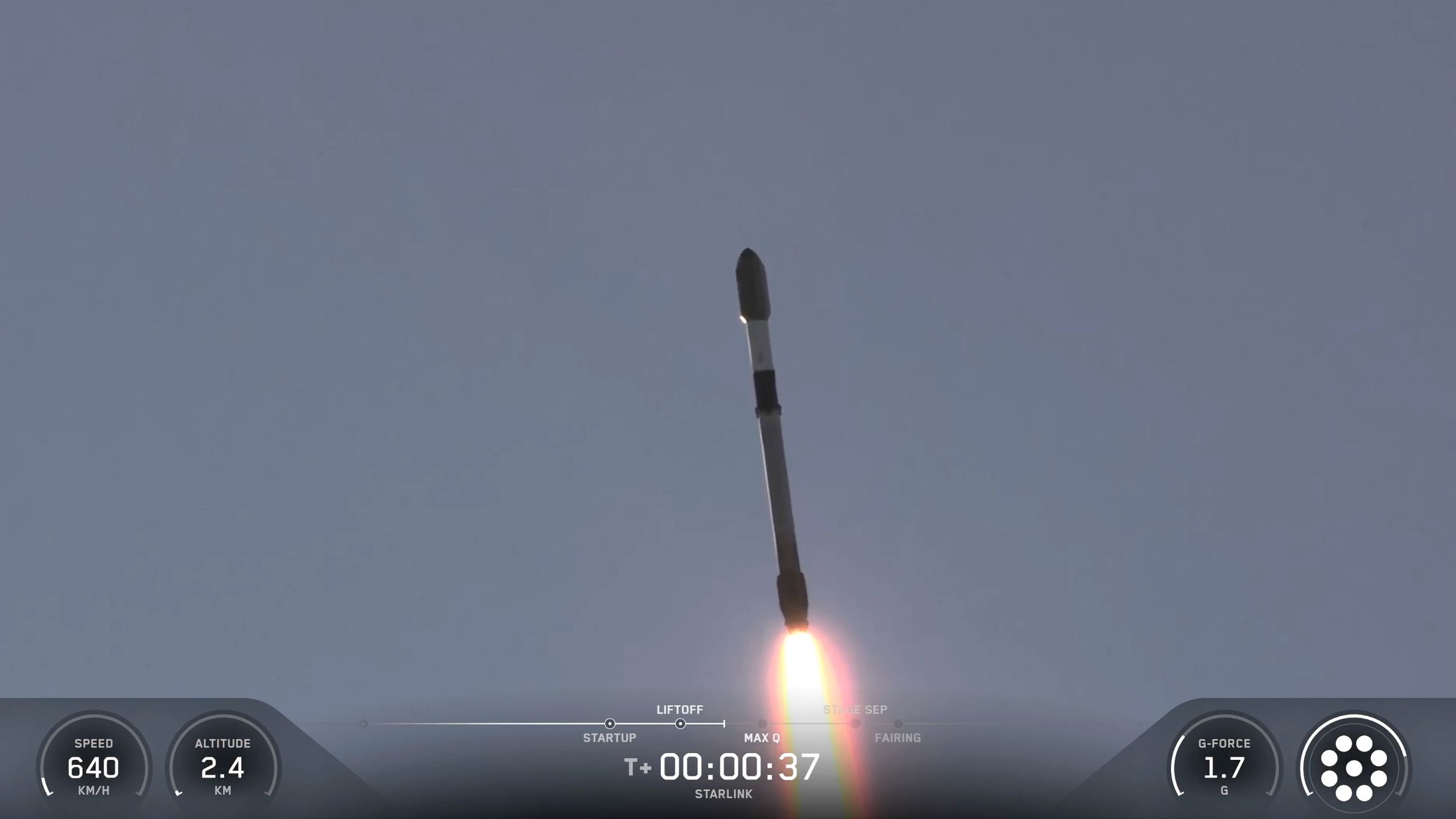 Foguete SpaceX Falcon 9 é lançado pela 35ª vez e transporta satélites Starlink para órbita