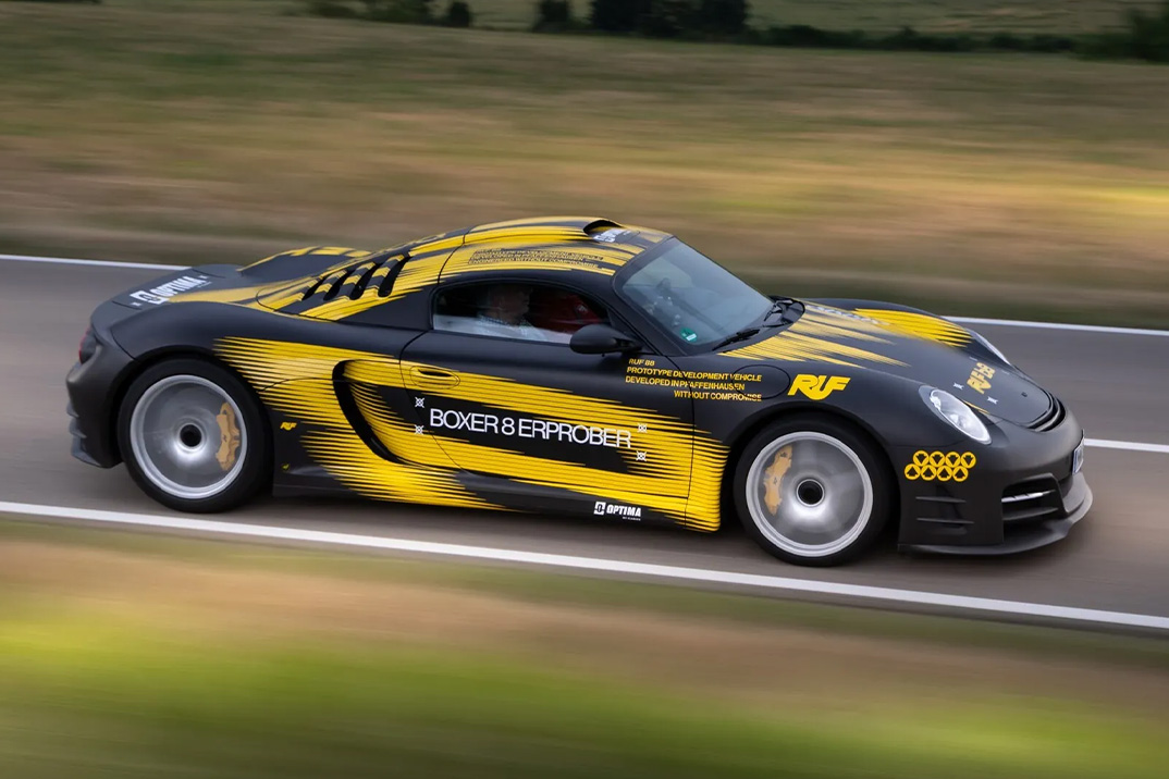 A RUF construiu um Flat-Eight Twin-Turbo de 1.000 HP do zero e o aparafusou a um manual de 6 velocidades