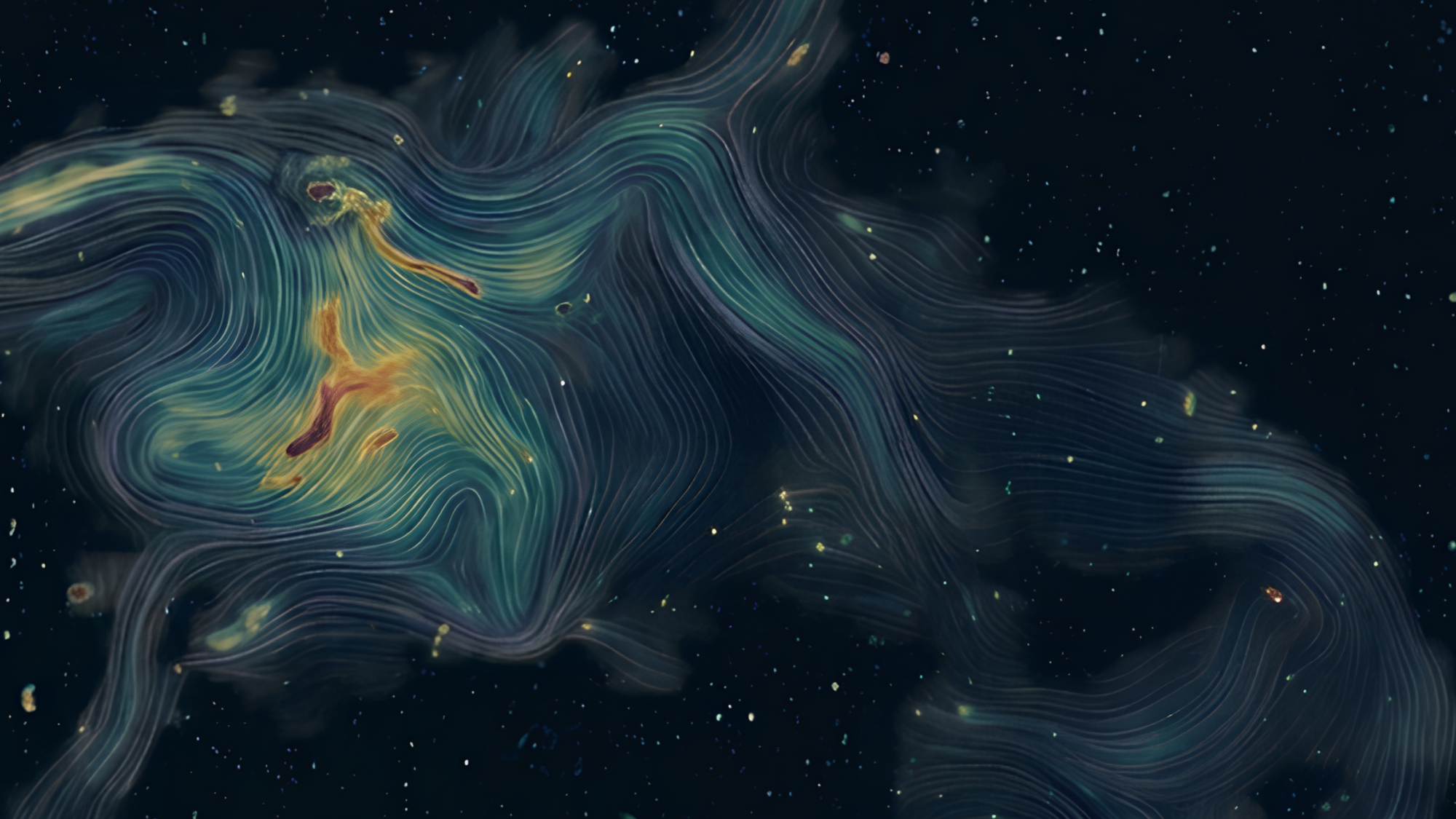 Campo magnético do aglomerado de galáxias reconstruído pela primeira vez com mapa astronômico recorde