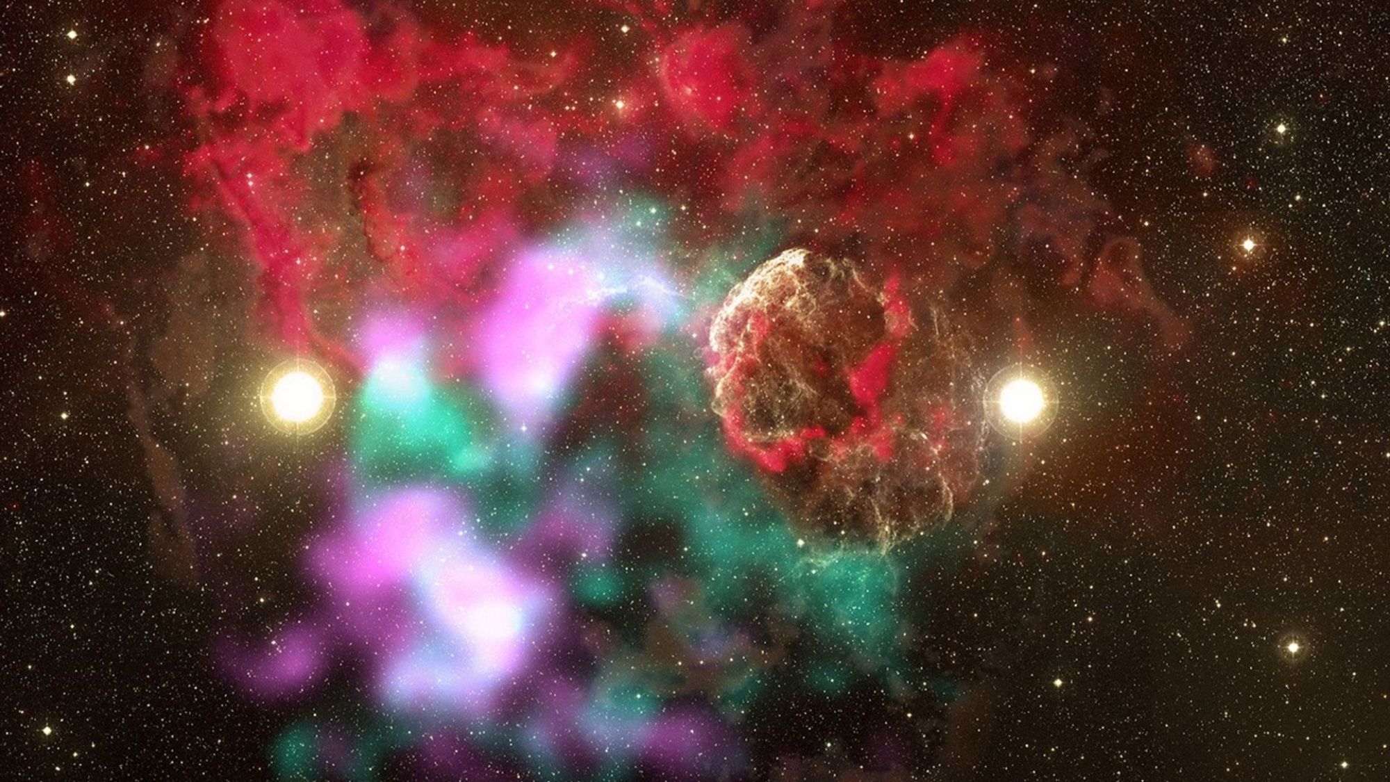 Os cientistas podem ter encontrado o primeiro sistema estelar gêmeo onde ambas as estrelas explodiram