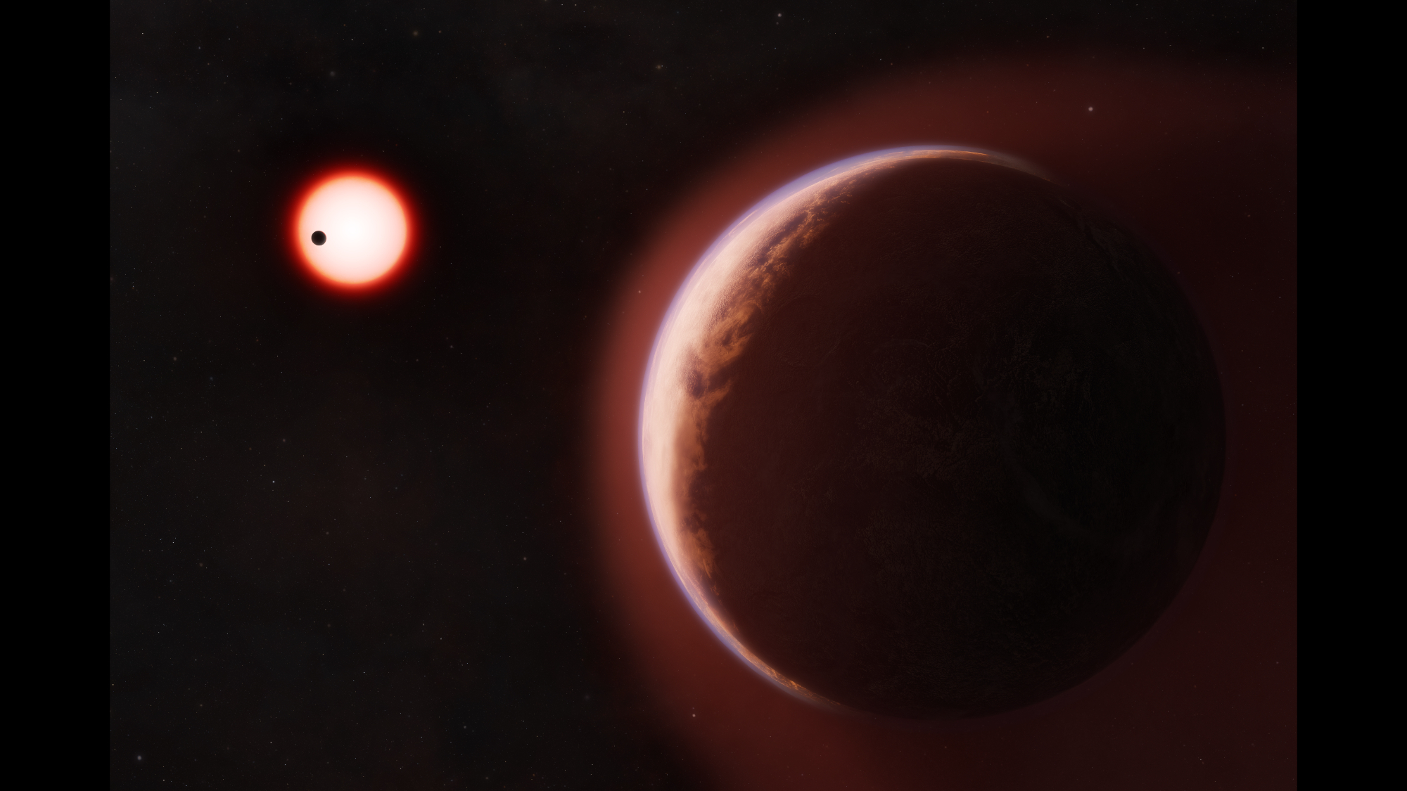 Astrônomos descobrem a primeira atmosfera em torno de um planeta rochoso semelhante à Terra na zona habitável