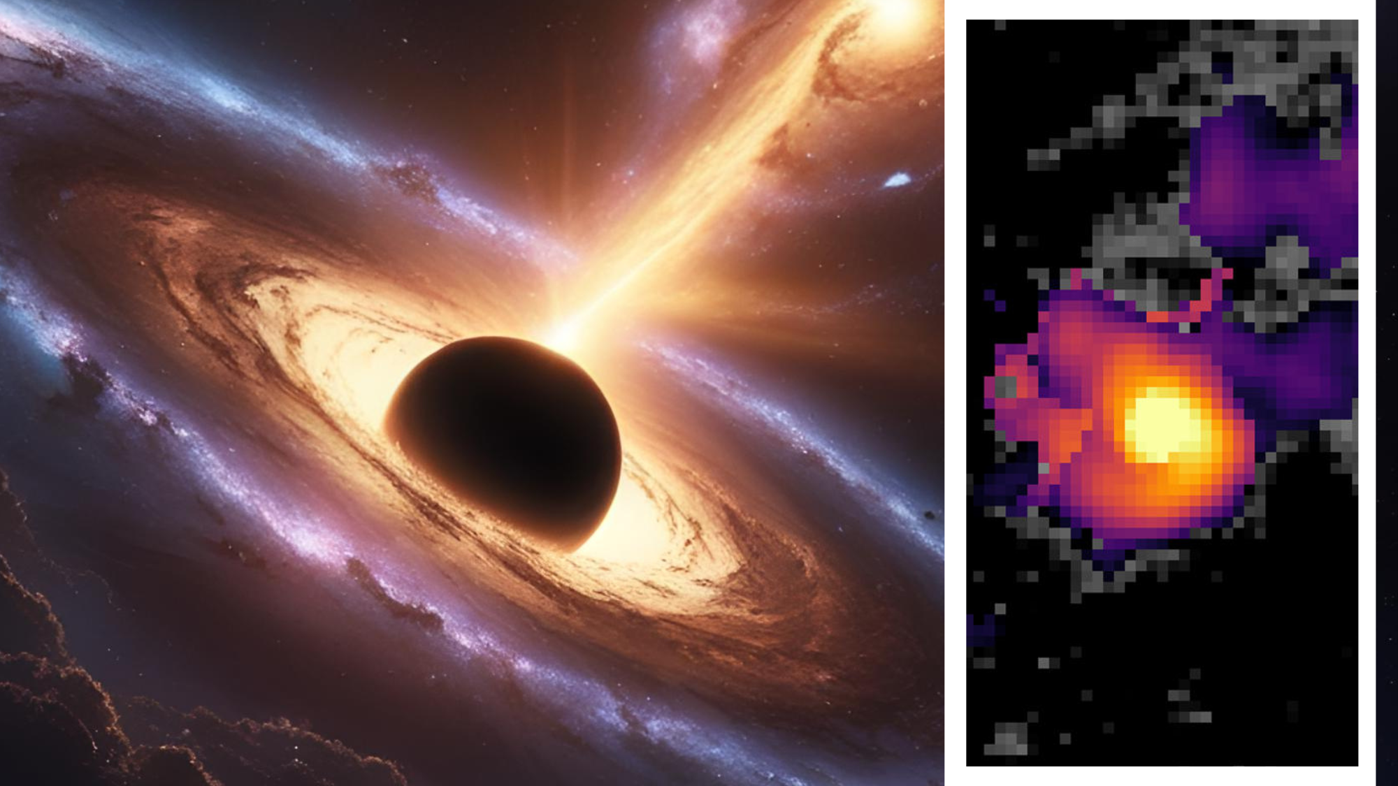Telescópio Espacial James Webb descobre como os buracos negros se alimentam
