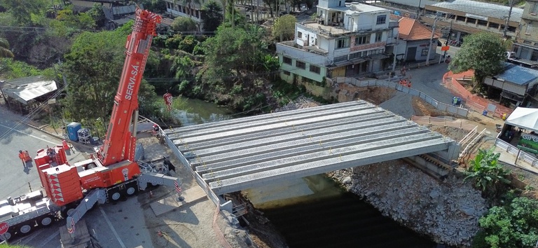 Ponte do Arranha-Céu avança com conclusão antecipada em quatro anos — Agência Nacional de Transportes Terrestres